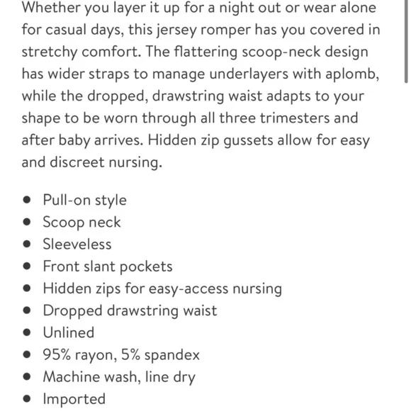 Loyal Hana Marni Maternity Nursing Romper - Picture 3 of 16